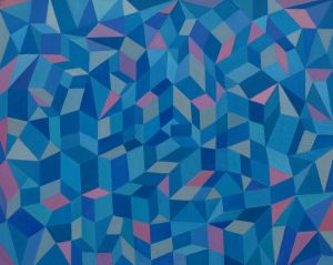 geometric composition, 2020., oil on canvas, 80x100 cm (3)